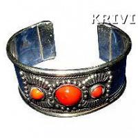 KBKRKQ015 Wholsale Black Metal Charm Bracelet