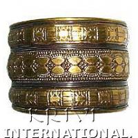KBKRKQ021 Indian Handcrafted Oxidised Metal Bracelet
