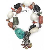 KBKRKQ071 New Design Beads And Bone Jewelry Bracelet