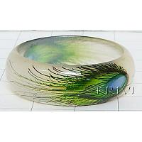 KBKSKQ005 Peacock Feather Print Designer Bracelet