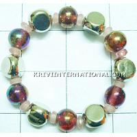 KBKTKNB05 Bollywood Style Glass Beads Bracelet