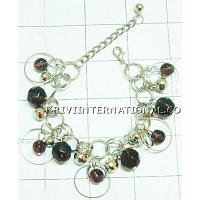 KBKTKNB15 Stylish Glass Beads & Charm Bracelet
