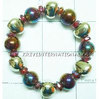 KBKTKNC05 Fashion Jewelry Glass Beads Bracelet