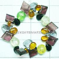 KBKTKNF02 Designer Glass Beads Bracelet