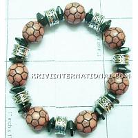 KBKTKNF06 Bollywood Style Glass Beads Bracelet