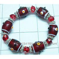 KBKTKOB26 Indian Jewelry Glass Beads Bracelet