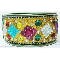 KBKTLLE37 Indian Handcrafted Costume Jewelry Bracelet