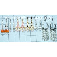 KEKTKM005 Combo Pack of 6 Pairs of Hanging Earrings