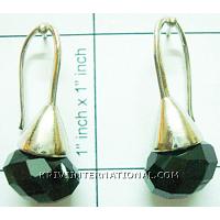 KEKTKNC01 Indian Jewelry Faceted Stone Earring