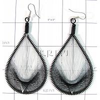KELLKTA32 Imitation Jewelry Feather Design Earring