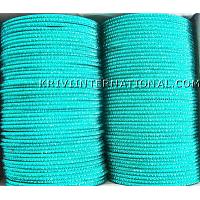 KKKTLK050 Metallic sea green colour bangles with glitter handiwork