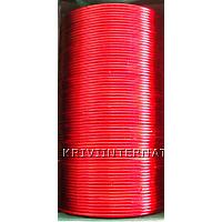 KKLKKL019 Delicate plain red colour metallic bangles
