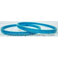 KKLKKLC42 Pair of delicate bangles with inlined glitter work