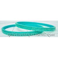 KKLKKLE42 Pair of delicate bangles with inlined glitter work