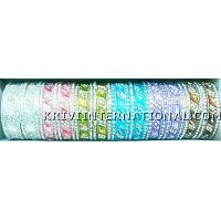 KKLKKN009 6 sets of Lac bangles in 6 different colours