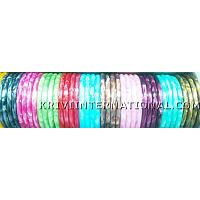 KKLKKN030 12 sets of acrylic bangles with granite work