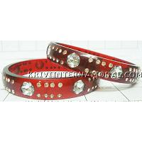 KKLKKN066 A pair of acrylic bangles with stones handiwork