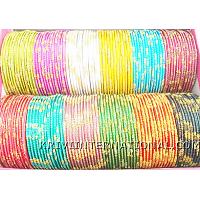 KKLKKQ017 12 dozen metallic bangles in 12 different colours