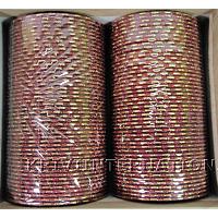 KKLLKTB02 8 Dozen Maroon Metal Bangles with Antic & Shimmer Work
