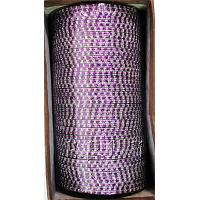 KKLLLKD05 4 Dozen Purple Metal Bangles Choori with Glitter Handiwork