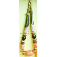 KNKQLL017 Studded Beads Imitation Jewelry Necklace