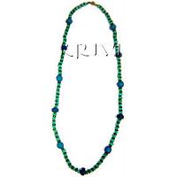 KNKRKQ004 Beaded Indian Imitation Jewelry Necklace