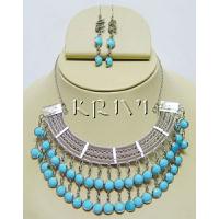 KNKRKS004 Trendy Fashion Jewelry Necklace Set