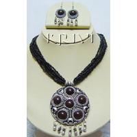 KNKRKS007 Artificial Beaded Jewelry Necklace Set