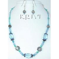 KNKRKS023 Designer Glass Beads Jewelry Necklace