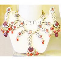 KNKRKT036 Luxurious Victorian Jewelry Necklace Set