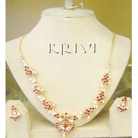 KNKRKT039 Stylish Korean Jewelry Necklace Set