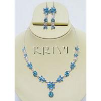 KNKRLL010 Startling Beauty Korean Jewelry Necklace Set