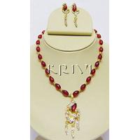 KNKRLL024 Trendy & Fashionable Costume Jewelry Necklace Set