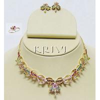 KNKRLL030 High Fashion Boutique Jewelry Necklace Set