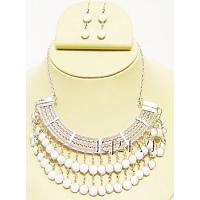 KNKSKM020 Beautifully Crafted Costume Jewelry Necklace Set