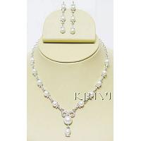 KNKSKM026 Exclusive Designer Pearl Necklace Set
