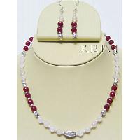 KNKSKN018 Fine Semi Precious Stone Necklace Set