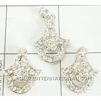 KNKSKR012 Fashion Jewelry Pendant  Earring Set
