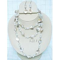 KNKTKNB01 Beautiful Fashion Jewelry Necklace Earring Set
