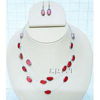 KNKTKNB04 Designer Sleek Necklace Earring Set