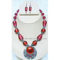 KNKTKOC22 Fashionable Glass Beads Necklace