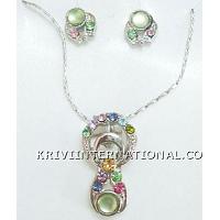 KNKTKRB01 Wholesale Designer Jewelry Necklace Set