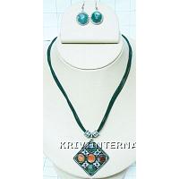 KNKTLM013 Exclusive Victorian Jewelry Necklace Set 
