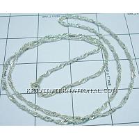 KNLKKL022 Costume Jewelry Silver Look Chains