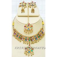 KNLKKO005 Highly Fashionable Necklace Earring Set