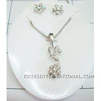 KNLKKQ009 Designer Fashion Jewelry Necklace Set
