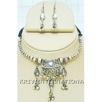 KNLKKS011 Versatile Necklace Earring Set