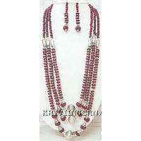 KNLKKSB01 Beautifully Crafted Costume Jewelry Necklace Set