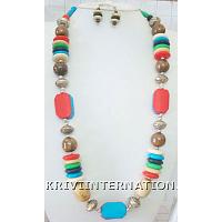 KNLKLK021 Beautifully Crafted Costume Jewelry Necklace 