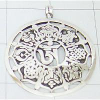 KPKSKN057 Round Shape Imitation Jewelry Pendant